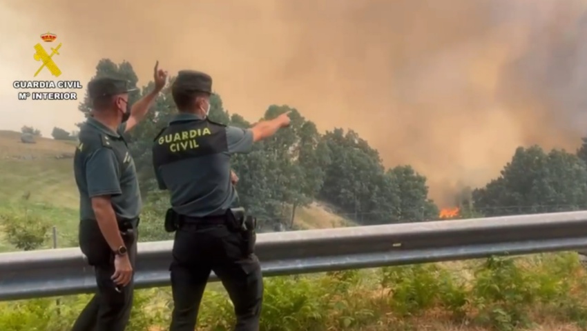 Detenido un trabajador de extinción de incendios forestales por el incendio de Cuevas del Valle (Ávila), que arrasó cerca de 2.200 hectáreas hace dos ...