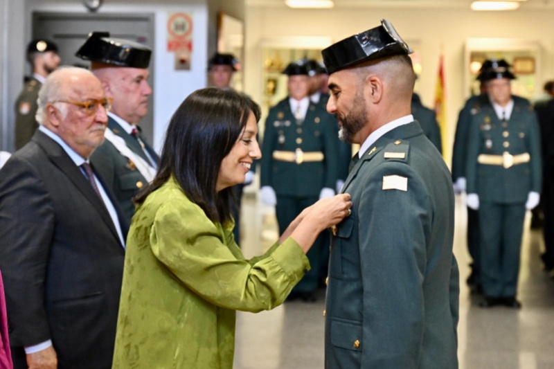 La directora general de la Guardia Civil, Mercedes González, preside los actos de celebración de la Patrona de la Guardia Civil en la Agrupación de Tráfico