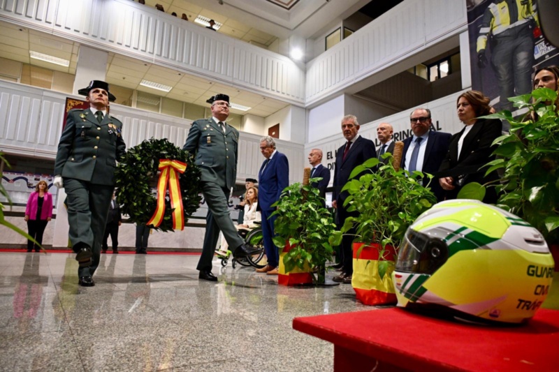 La directora general de la Guardia Civil, Mercedes González, preside los actos de celebración de la Patrona de la Guardia Civil en la Agrupación de Tráfico