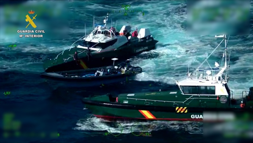 Abortado un alijo de 1.700 kilos de hachís que iba a ser introducido por la costa de Chipiona (Cádiz)