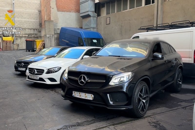 Detenida una red internacional por robar coches de alta gama en Europa para su venta en África
