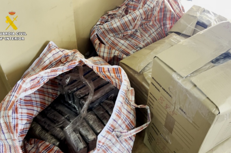 Desarrollada por la Guardia Civil la mayor operación contra el tráfico de cocaína en la provincia de Almería