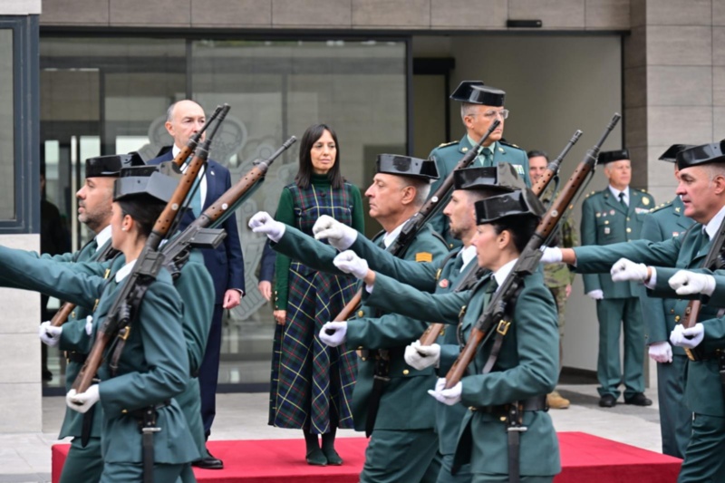 Mercedes González preside la toma de posesión de los nuevos jefes de la Guardia Civil en Aragón y Zaragoza