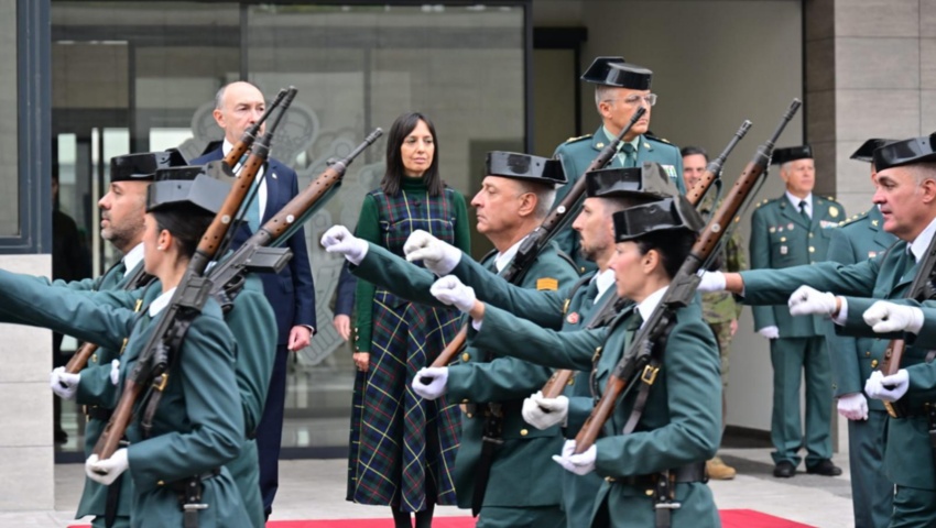 Mercedes González preside la toma de posesión de los nuevos jefes de la Guardia Civil en Aragón y Zaragoza