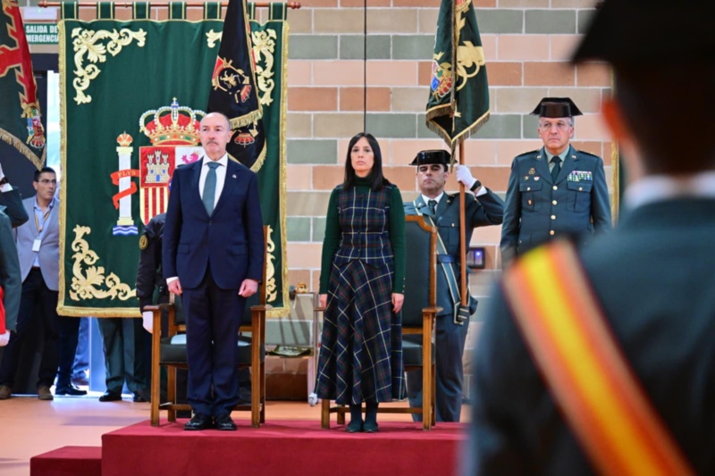 Mercedes González preside la toma de posesión de los nuevos jefes de la Guardia Civil en Aragón y Zaragoza