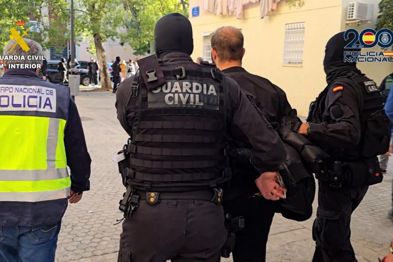 Desarticulada en Sevilla una de las bandas de aluniceros más activa del Sur de España