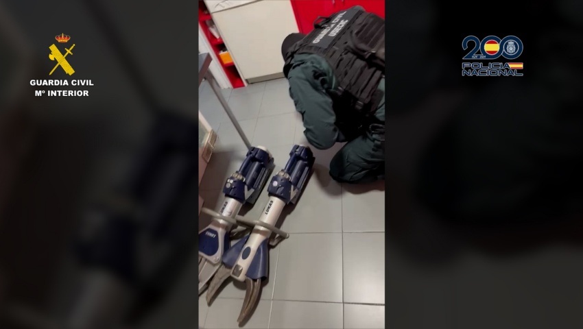 Desarticulado un grupo criminal por perpetrar dos robos con explosivos en cajeros en Granada