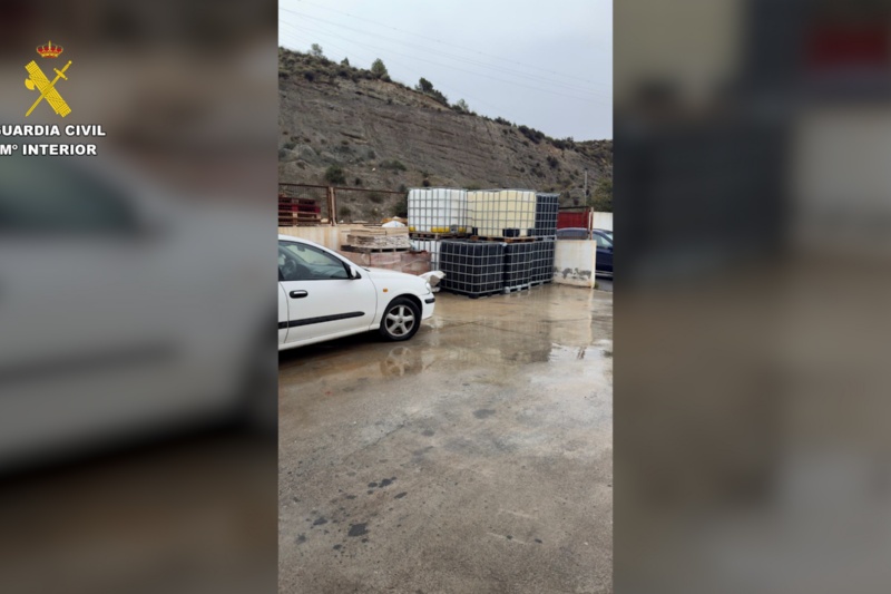 Vista de depósitos de combustible