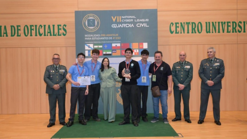 El colegio San Vicente de Paúl de Cartagena (Murcia) gana la VII Ciberliga pre-amateur de la Guardia Civil