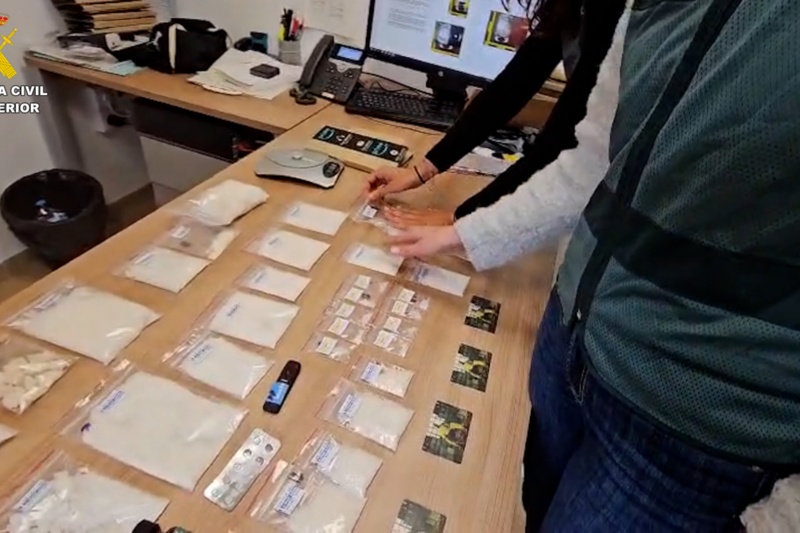Sustancias interceptadas por la Guardia Civil
