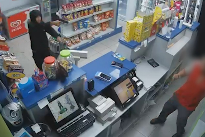 Atracadores en gasolinera