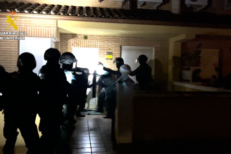La Guardia Civil desarticula un violento grupo criminal dedicado a cometer robos en la provincia de Toledo