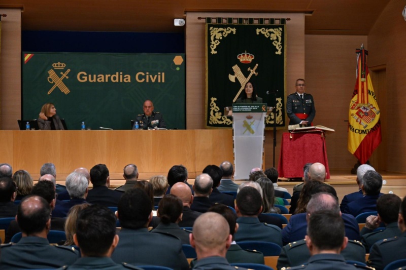 La directora general, Mercedes González, preside la toma de posesión del nuevo jefe de la Guardia Civil en la Comunidad Valenciana La directora general, Mercedes González, preside la toma de posesión del nuevo jefe de la Guardia Civil en la Comunidad Valenciana