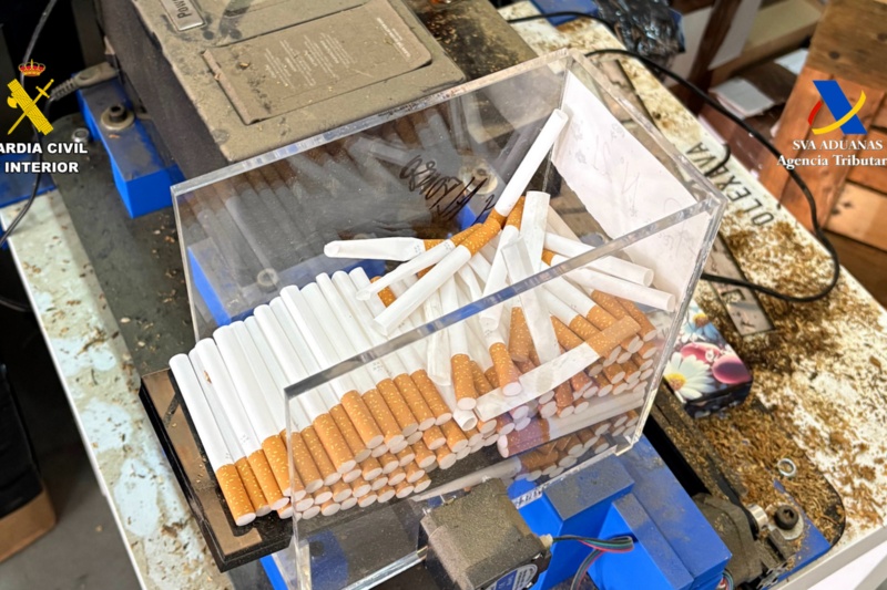 Picadura de tabaco intervenida por guardia civil en la op. principito tajuli Picadura de tabaco intervenida por guardia civil en la op. principito tajuli