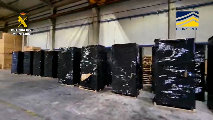 Intervenidas más de 100 toneladas de tabaco falsificado en varias provincias de Cataluña