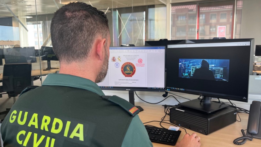 La Guardia Civil evita una estafa de 2,2 millones de euros gracias a una denuncia telemática