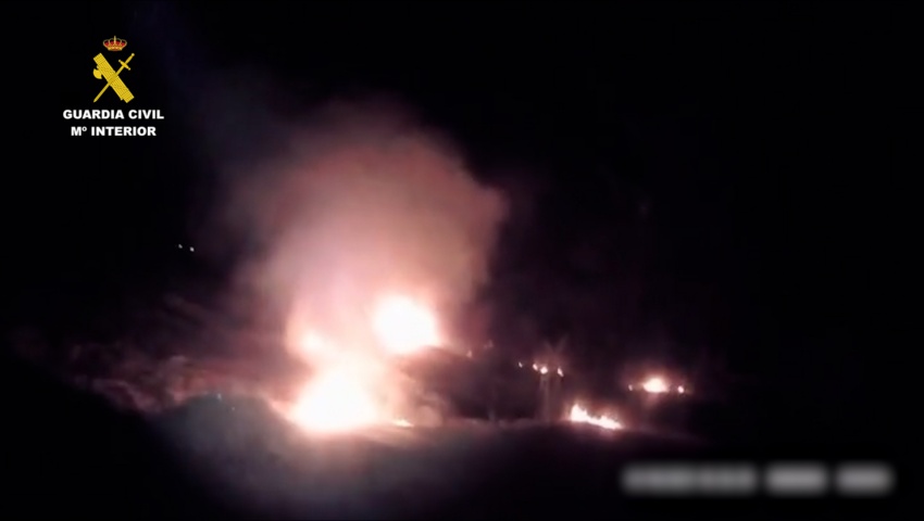 Detenido el presunto autor de seis incendios forestales en Málaga