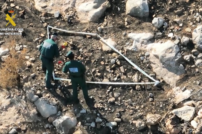 Detenido el presunto autor de seis incendios forestales en Málaga