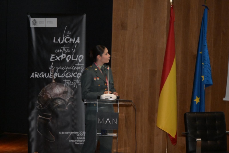 La Guardia Civil organiza una jornada sobre “La lucha contra el expolio de yacimientos arqueológicos terrestres” en el Museo Arqueológico Nacional