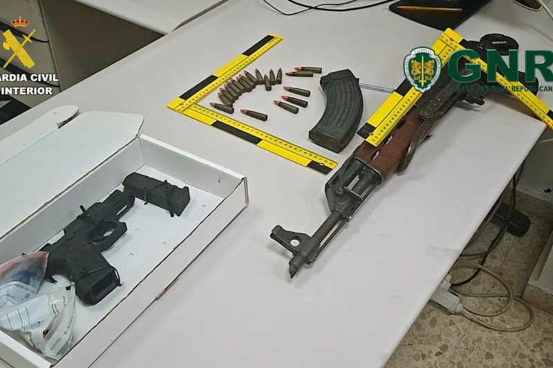 Armas intervenidas en la Operación Tridente Armas intervenidas en la Operación Tridente