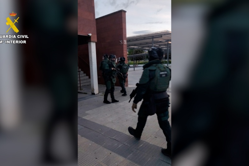 Momento en el que el GRS realiza una entrada y registro Momento en el que el GRS realiza una entrada y registro