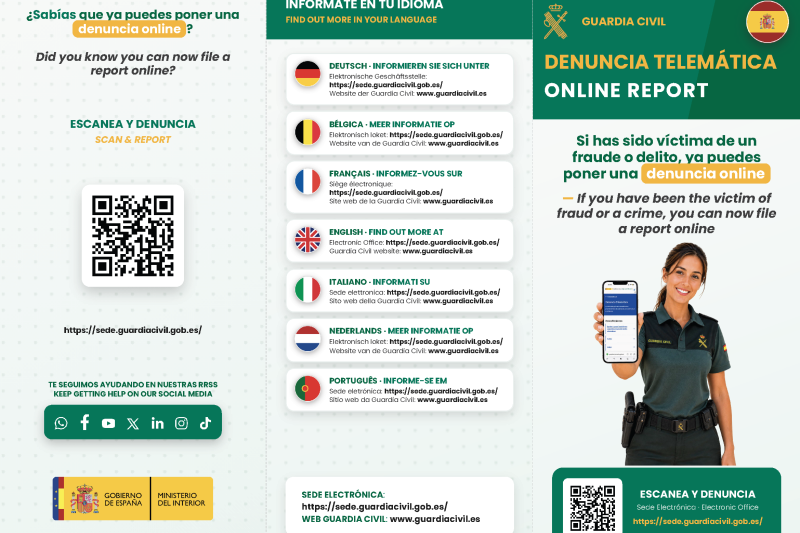 Tríptico Denuncia Online Tríptico Denuncia Online