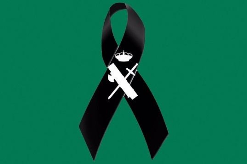 Crespón negro Guardia Civil