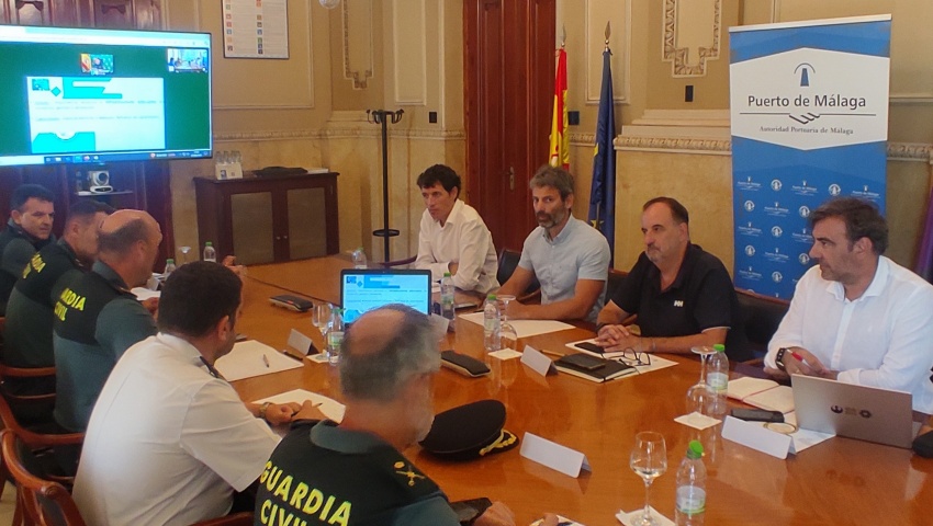 La Autoridad de Coordinación frente a la Inmigración Irregular por Vía Marítima se reúne en el Centro de Coordinación del Estrecho (CCOE) de Málaga