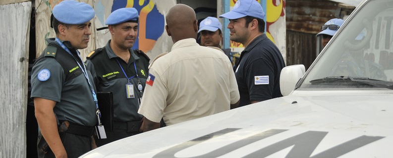 Guardias civiles en una misión internacional de la ONU