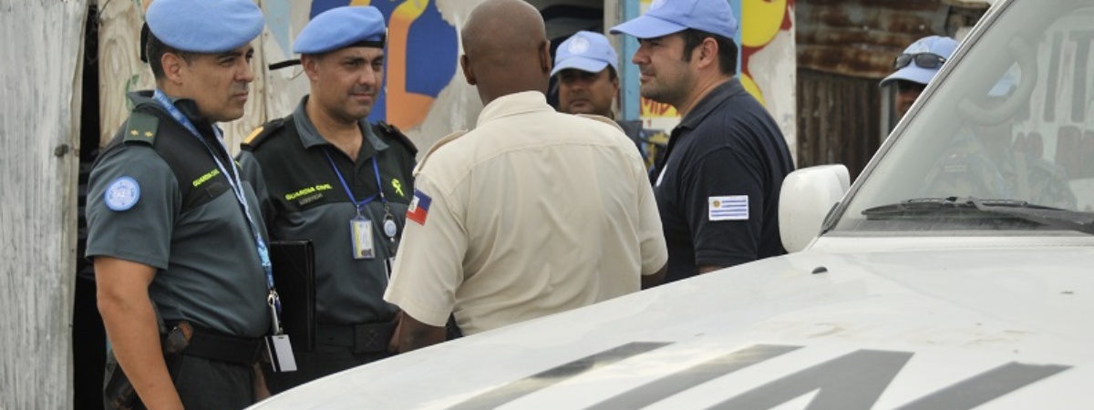 Guardias civiles en una misión internacional de la ONU