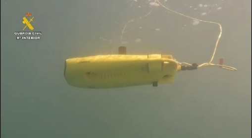 Dron submarino de la Guardia Civil