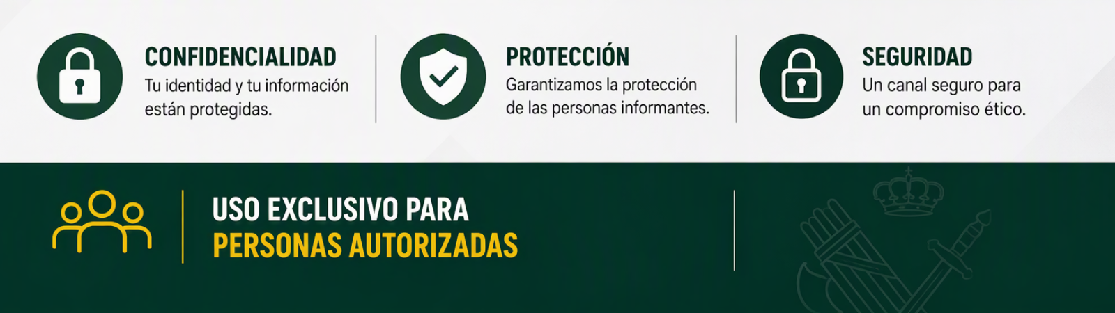 Banner del Canal Interno Información de la Guardia Civil