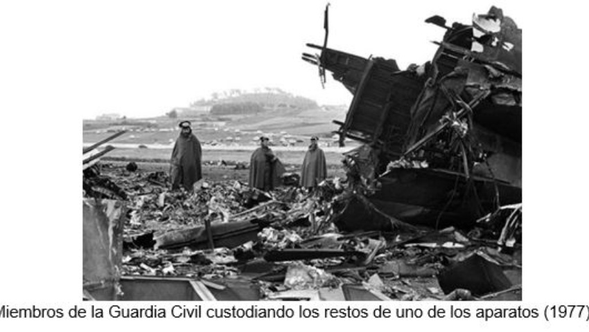 27 de marzo de 1977. Participación en la gestión de la emergencia del accidente aéreo del aeropuerto de Los Rodeos (Santa Cruz de Tenerife)