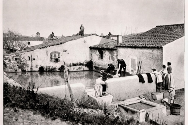 26 de junio de 1902. Rescate de personas con motivo de unas inundaciones en Burgos