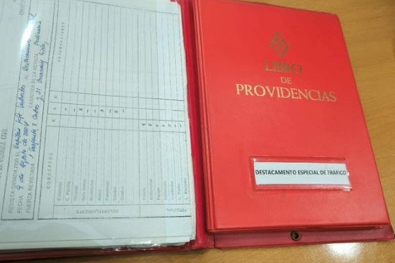 16 de noviembre de 1874. Libro de Providencias en todas las unidades del Cuerpo