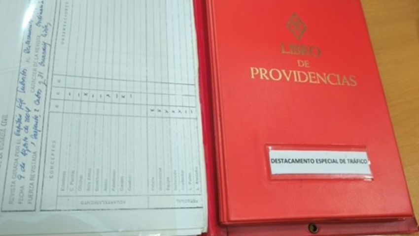 16 de noviembre de 1874. Libro de Providencias en todas las unidades del Cuerpo