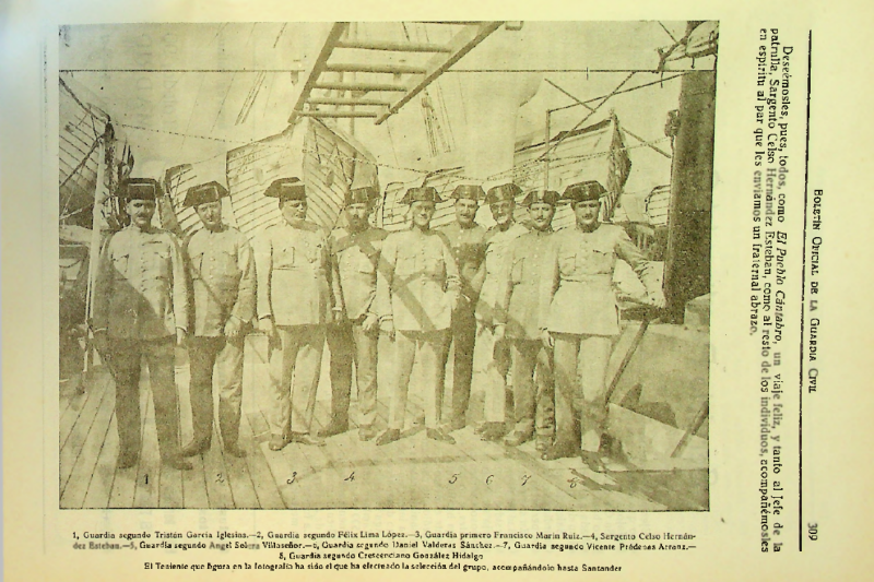 17 de julio de 1926. Vigilancia del pabellón español en la exposición universal de Filadelfia