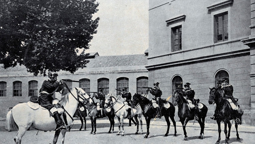 1 de junio de 1850. El Duque de Ahumada dicta instrucciones para el servicio a caballo