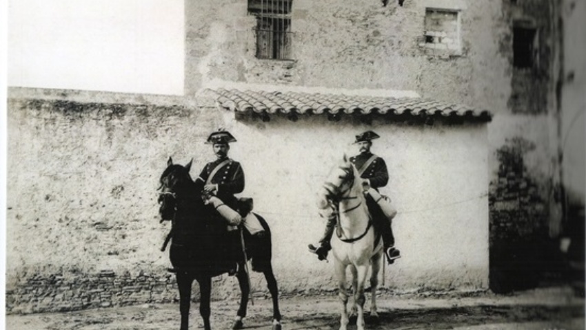 2 de enero de 1845. Llegada del primer contingente de guardias civiles a la ciudad de Gerona