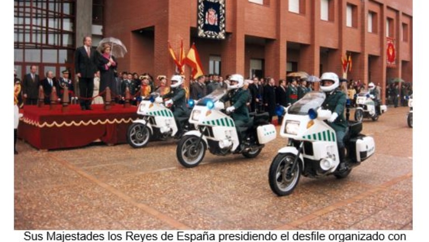 31 de enero de 1996. Inauguración de las instalaciones de la Escuela de Tráfico de la Guardia Civil de Mérida