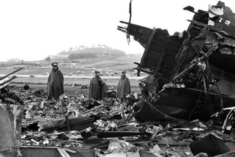 27 de marzo de 1977. Participación en la gestión de la emergencia tras el accidente aéreo del aeropuerto de Los Rodeos