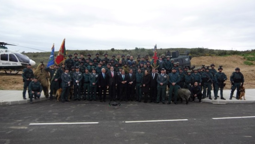 3 de mayo de 2018. Inauguración del Polígono de Experiencias para Fuerzas Especiales de la Guardia Civil