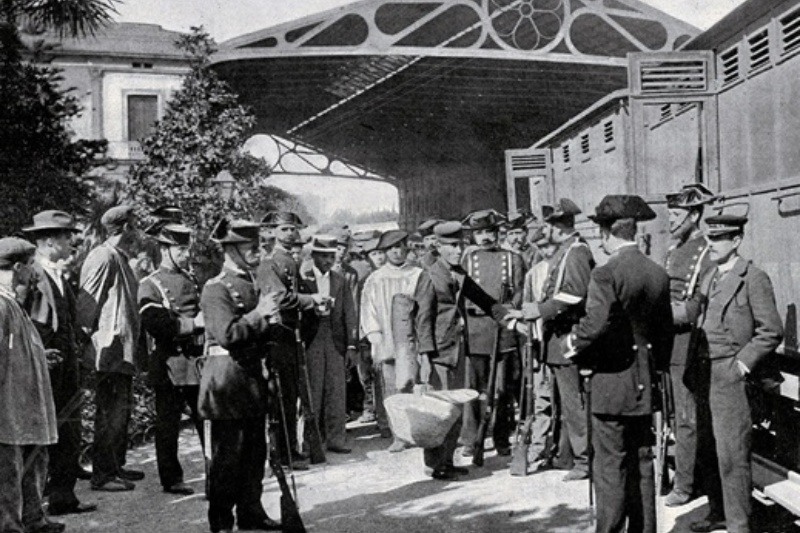 16 de septiembre de 1870. Encargo a la Guardia Civil de la seguridad de las vías férreas