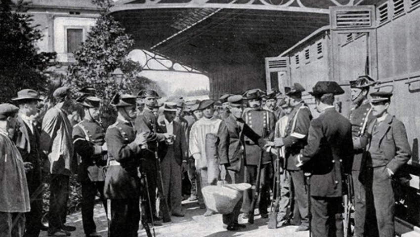 16 de septiembre de 1870. Encargo a la Guardia Civil de la seguridad de las vías férreas