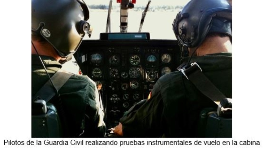 23 de agosto de 1982. Primer vuelo instrumental con un helicóptero