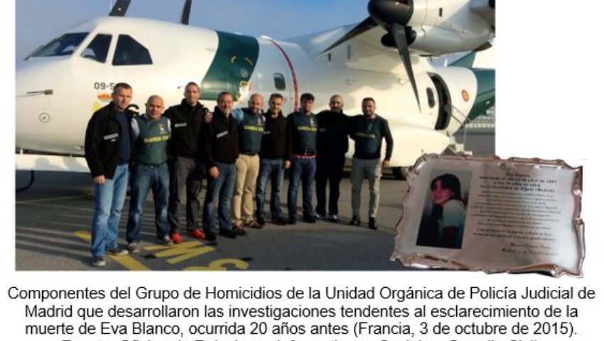 1 de octubre de 2015. Esclarecimiento de un asesinato con agresión sexual ocurrido 20 años antes