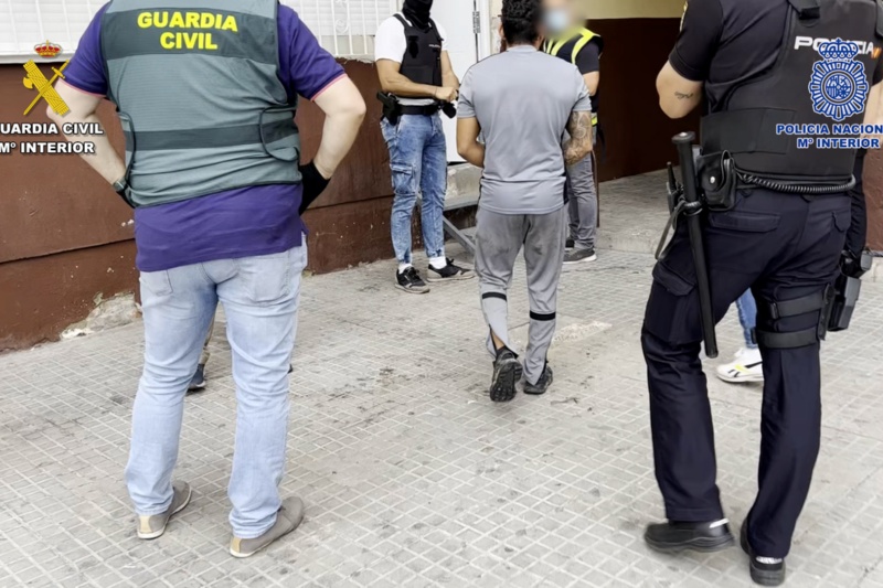 Desmantelada una banda de aluniceros por robar con fuerza armas, jamones y cigarrillos electrónicos en Sevilla