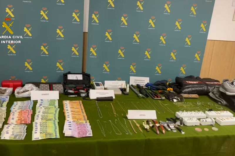 Detenidos por cometer casi 150 asaltos en viviendas del norte de España