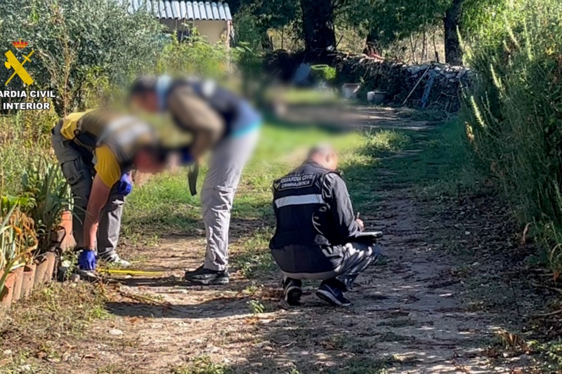 La Guardia Civil esclarece el asesinato de un anciano que apareció dentro de un bidón cubierto de cal en Ávila