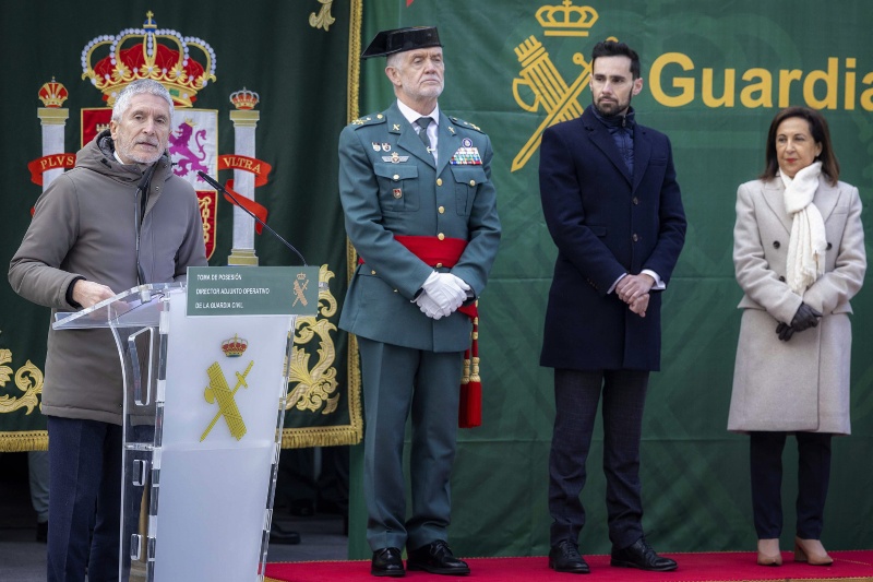 Grande-Marlaska y Robles presiden la toma de posesión del nuevo director adjunto operativo de la Guardia Civil